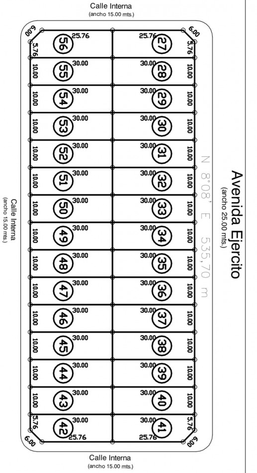 VENTA LOTE EN AVENIDA EJERCITO
